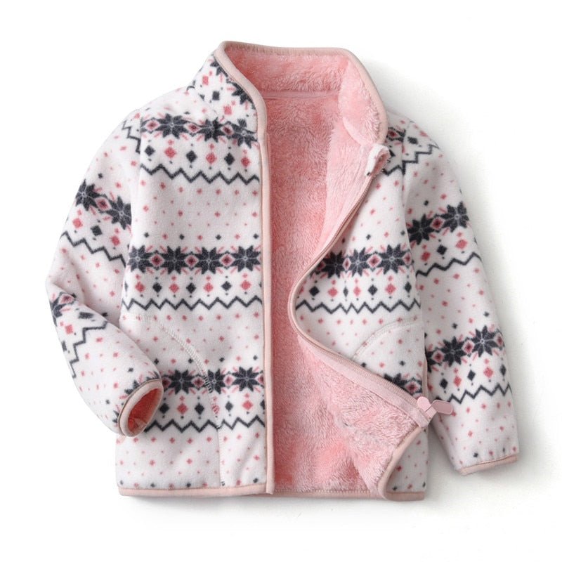 Jaqueta Infantil Snow #meninas Fleece - Mãe Compra De Mãe