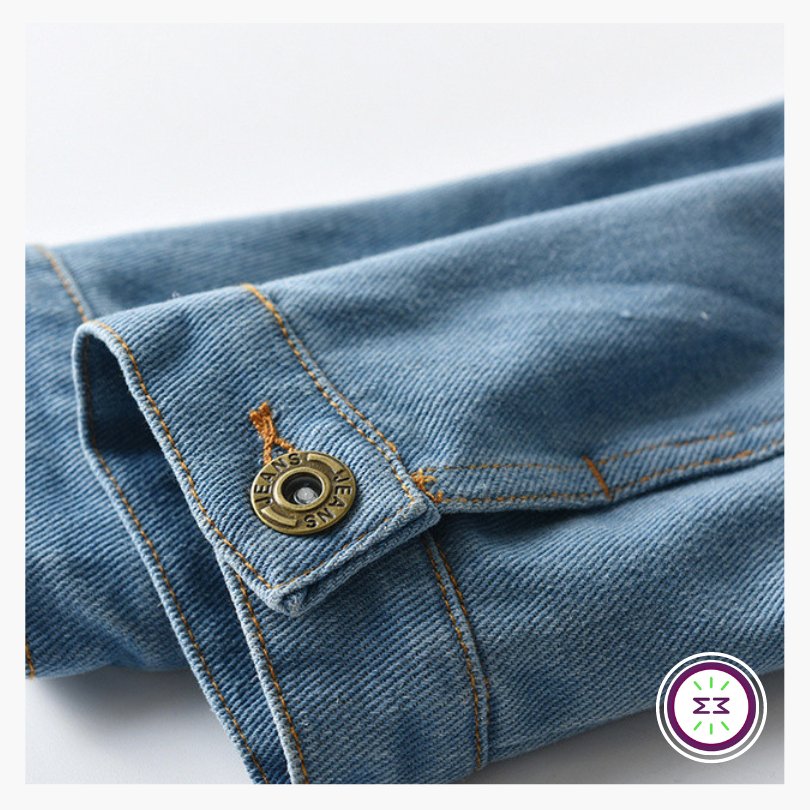 Jaqueta Jeans #casual Infantil (RN-7 anos) - Mãe Compra De Mãe