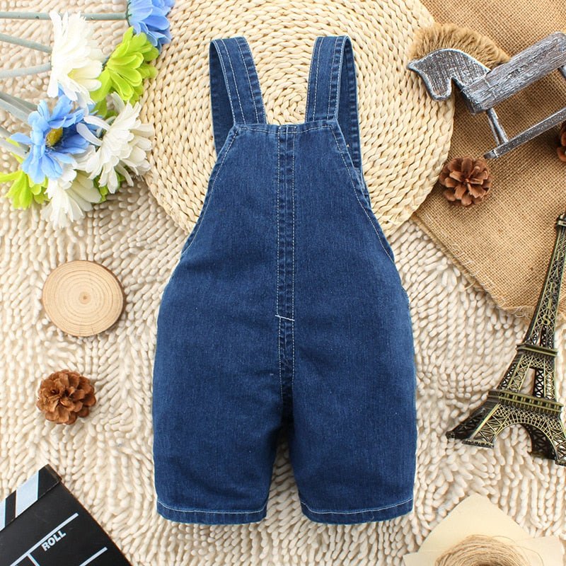 Jardineira Jeans Infantil - Mãe Compra De Mãe