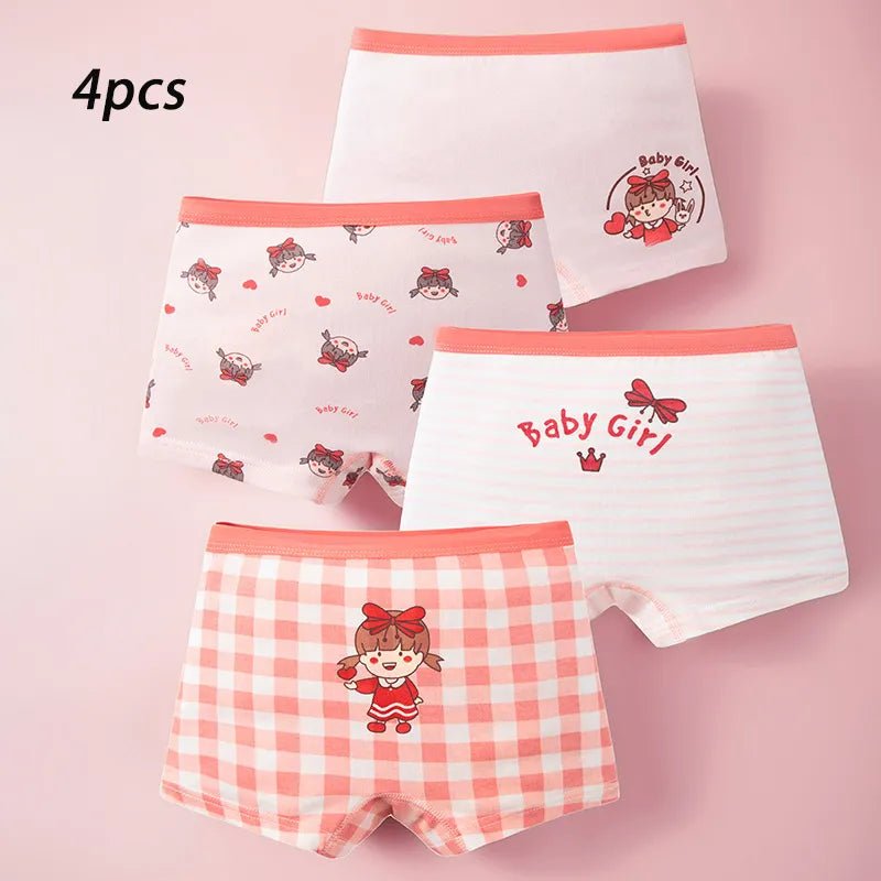 Kit 4 Calcinhas Caleçon Boxer 100% Algodão - Mãe Compra De Mãe