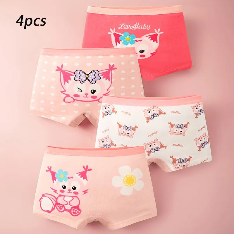 Kit 4 Calcinhas Caleçon Boxer 100% Algodão - Mãe Compra De Mãe