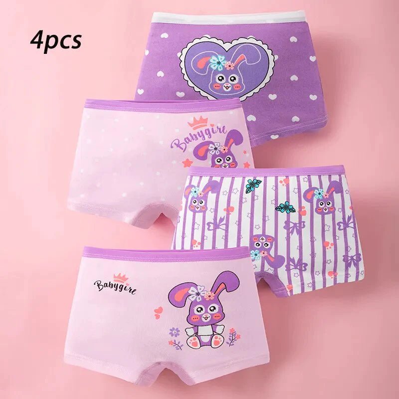 Kit 4 Calcinhas Caleçon Boxer 100% Algodão - Mãe Compra De Mãe