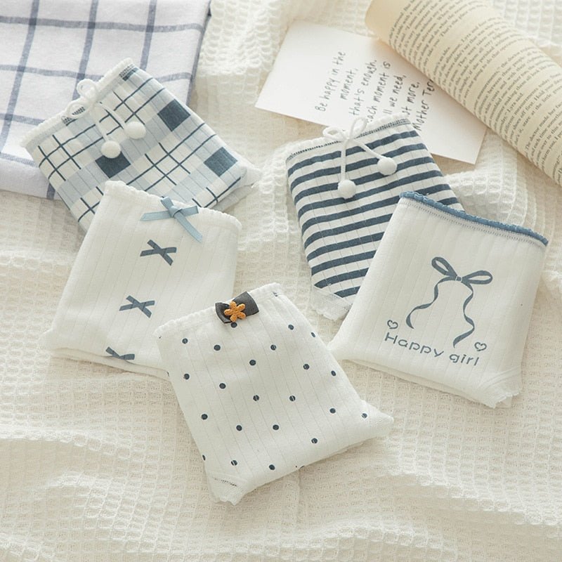 Kit 5 Calcinhas Várias Estampas - Mãe Compra De Mãe