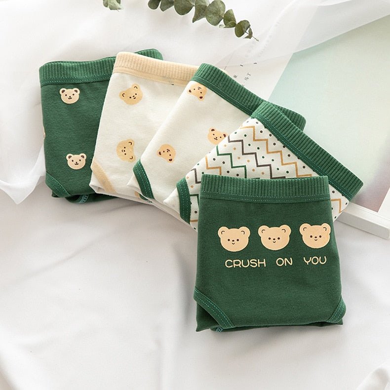 Kit 5 Calcinhas Várias Estampas - Mãe Compra De Mãe