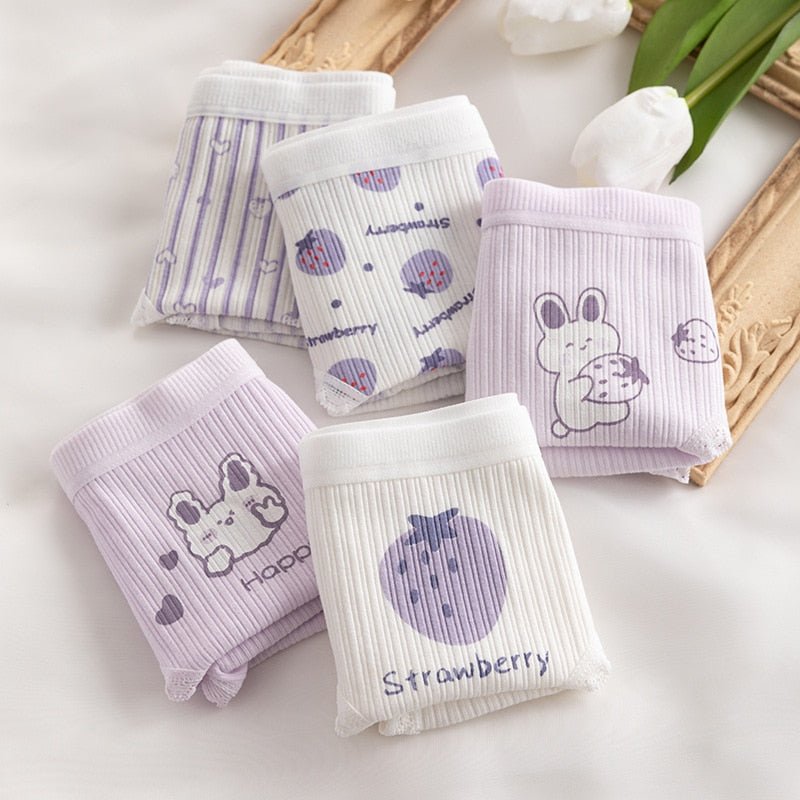 Kit 5 Calcinhas Várias Estampas - Mãe Compra De Mãe