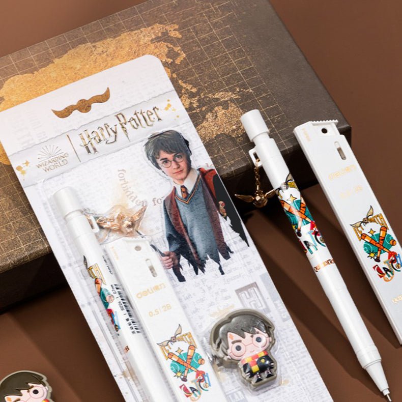 Kit Lapiseira + Borracha Harry Potter - Mãe Compra De Mãe