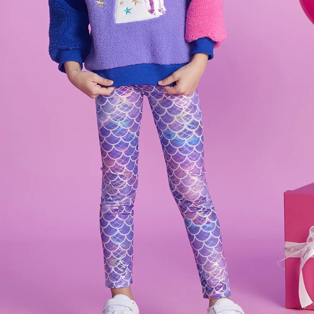 Legging Infantil Sereia Tam: 2-12 anos - Mãe Compra De Mãe