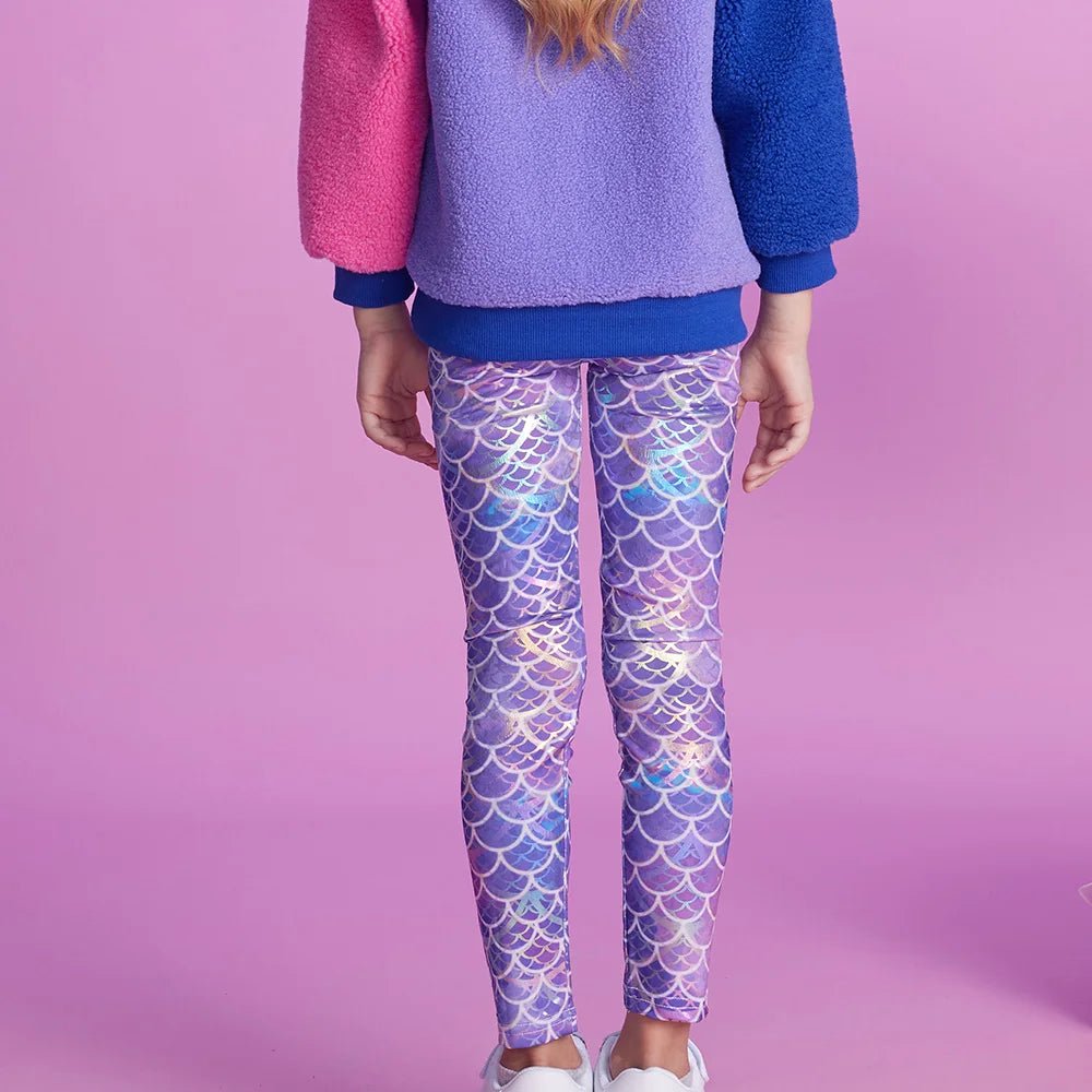 Legging Infantil Sereia Tam: 2-12 anos - Mãe Compra De Mãe