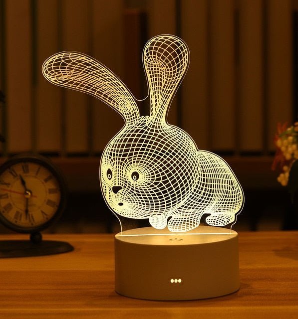 Luminária Criativa LED 3D - Mãe Compra De Mãe