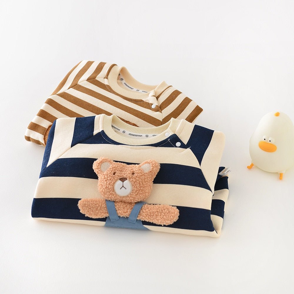 Macacão Bebê #Inverno - Bear Classic - 3M até 24M - #100%Algodão - Mãe Compra De Mãe