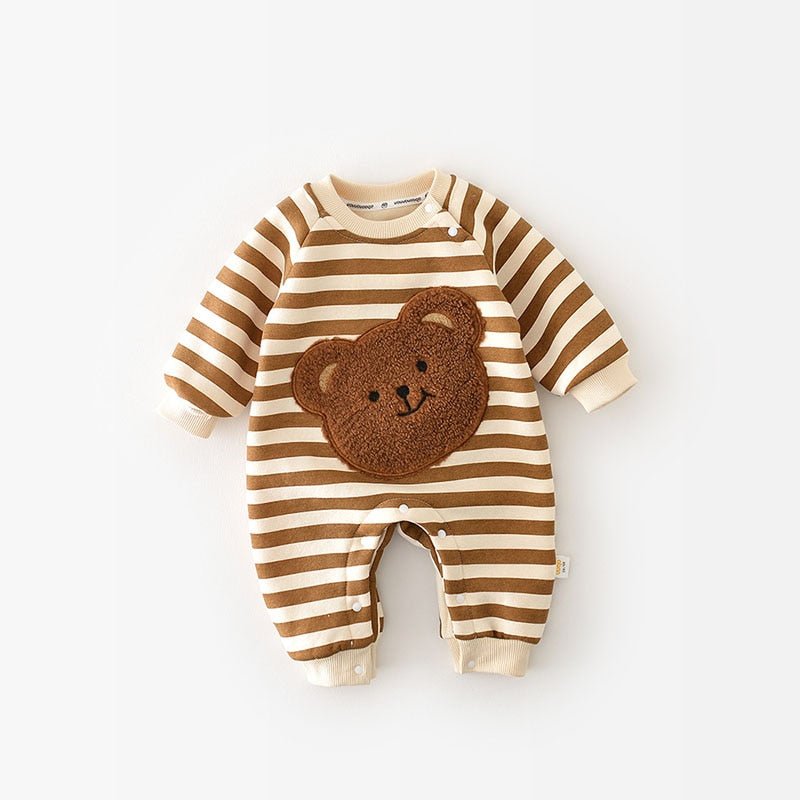 Macacão Bebê #Inverno - Bear Classic - 3M até 24M - #100%Algodão - Mãe Compra De Mãe