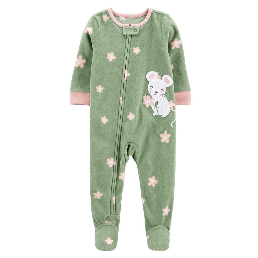 Macacão Pijama Bebê Fleece | Tam: 1-12 meses - Mãe Compra De Mãe