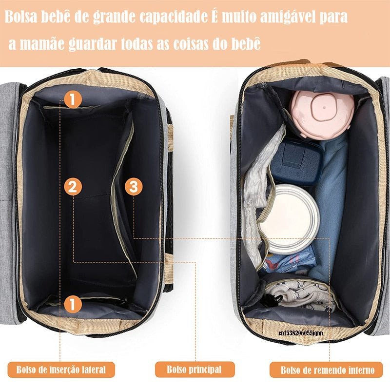 Mochila Berço - Mãe Compra De Mãe