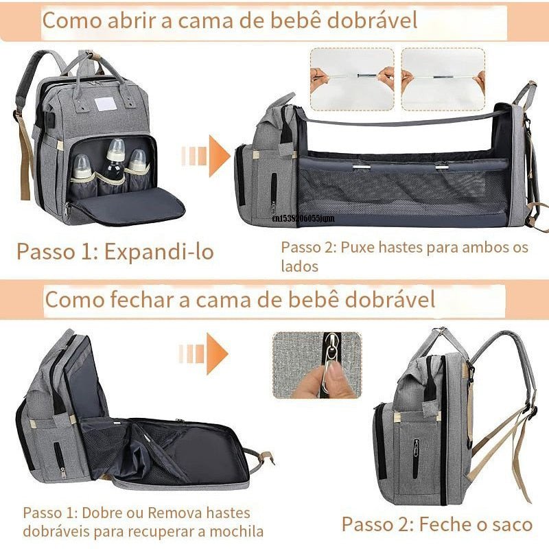 Mochila Berço - Mãe Compra De Mãe