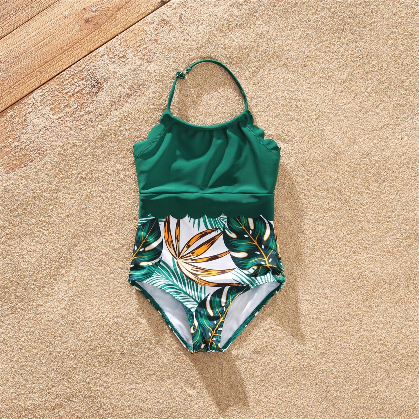 Moda Praia Família Green Bamboo - Mãe Compra De Mãe