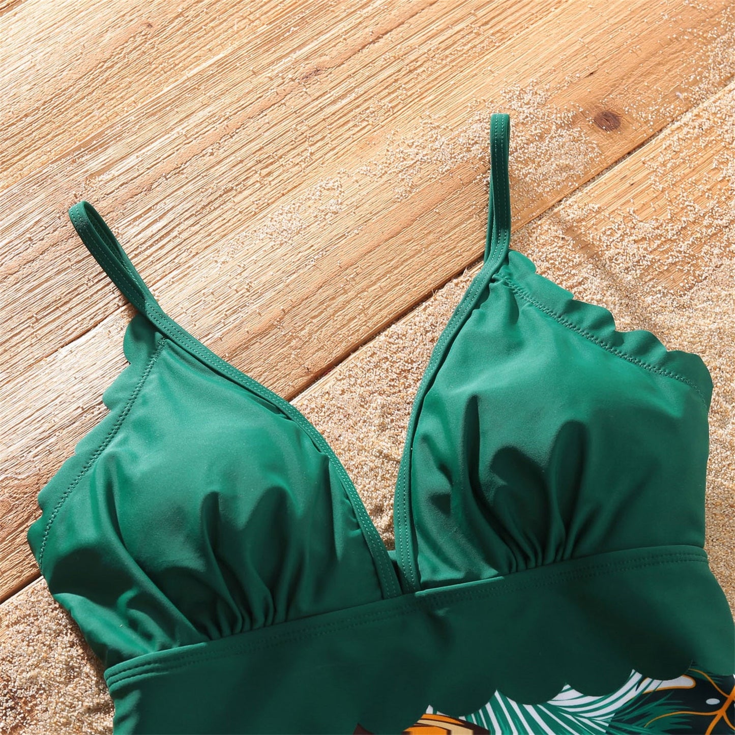 Moda Praia Família Green Bamboo - Mãe Compra De Mãe