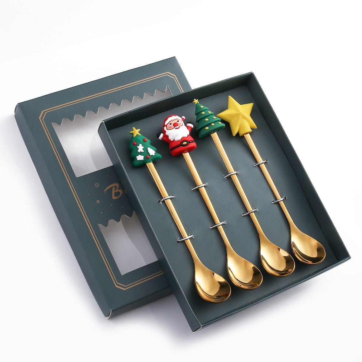 #NATAL Kit Talheres Tema Natal - Kits com 2, 4 ou 6 Peças - Mãe Compra De Mãe