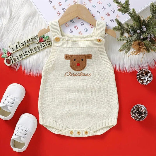 #NATAL Romper de Bebê Tema Natal - Tam RN a 18M - Mãe Compra De Mãe