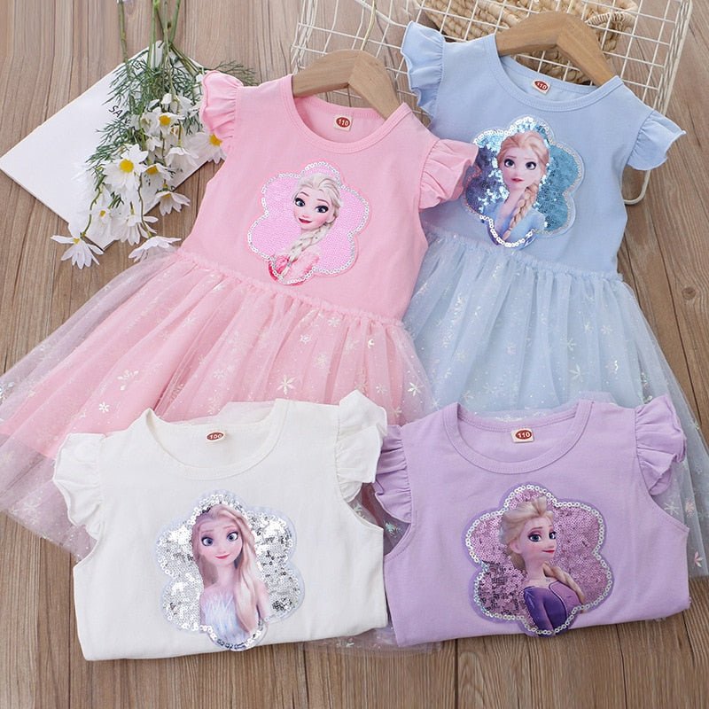 Vestido shops infantil frozen