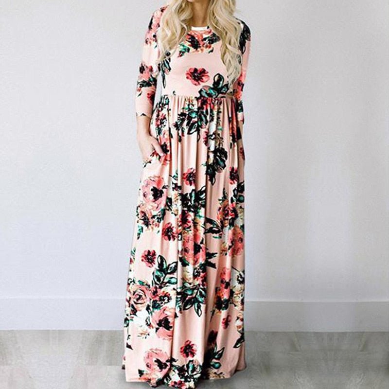 #ParaNósMÃES Vestido Longo Floral #SALE - Mãe Compra De Mãe