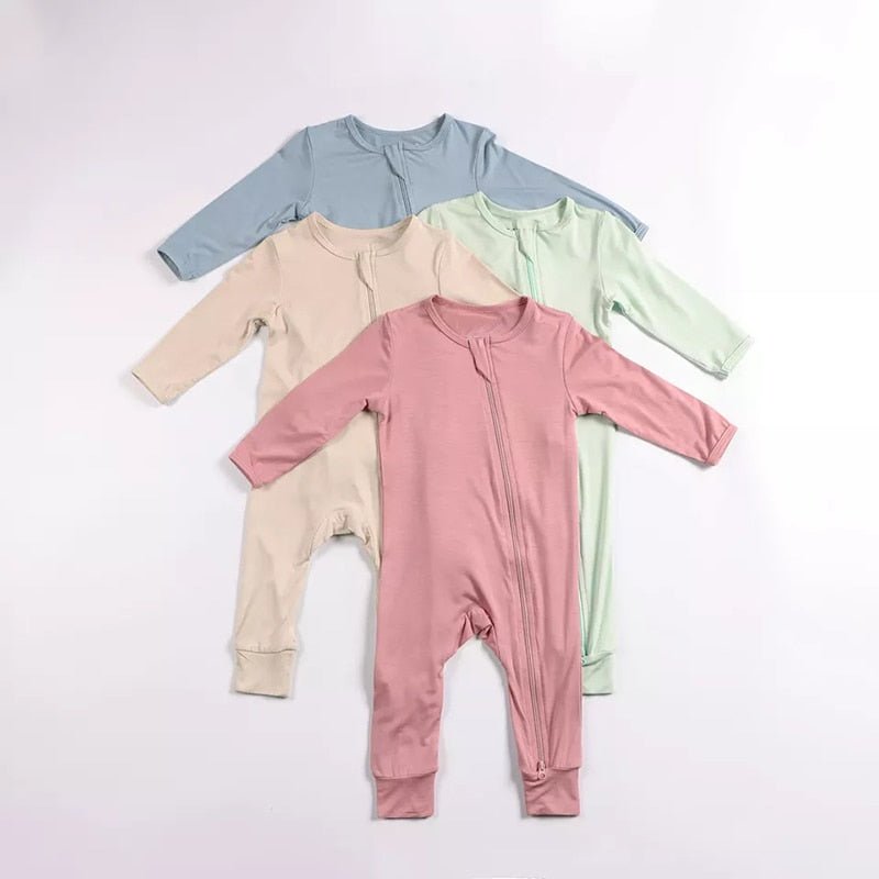 Pijama de Bebê de Fibra de Bambu - Mãe Compra De Mãe