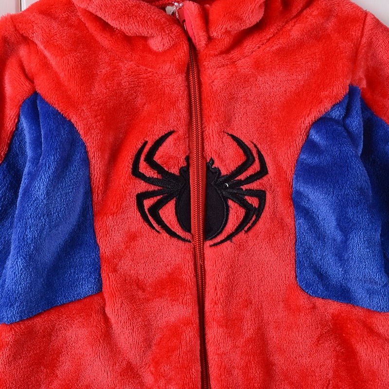 Pijama #Fantasia Homem-Aranha com Capuz | Tam: 0-36 meses #Unissex #SpiderMan - Mãe Compra De Mãe