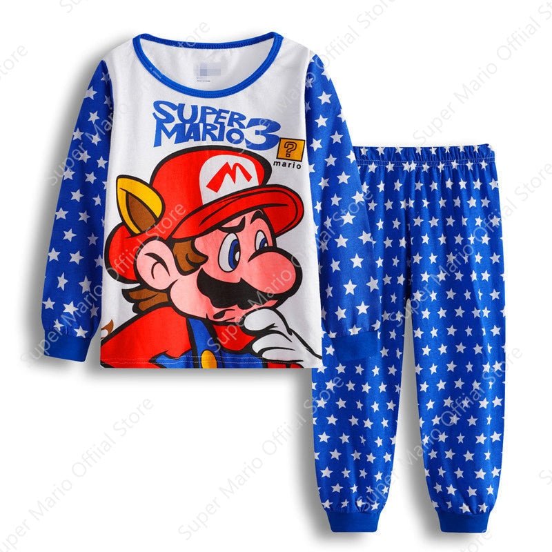 Pijama Infantil Manga Longa Super Mario Bros - Mãe Compra De Mãe