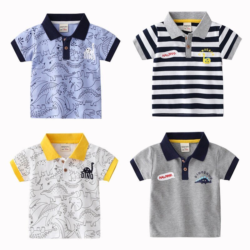 Polo Infantil (1-6 anos) #dino - Mãe Compra De Mãe