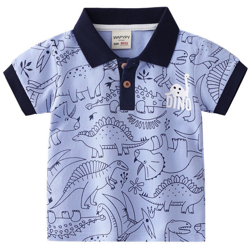 Polo Infantil (1-6 anos) #dino - Mãe Compra De Mãe