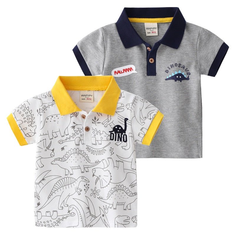 Polo Infantil (1-6 anos) #dino - Mãe Compra De Mãe