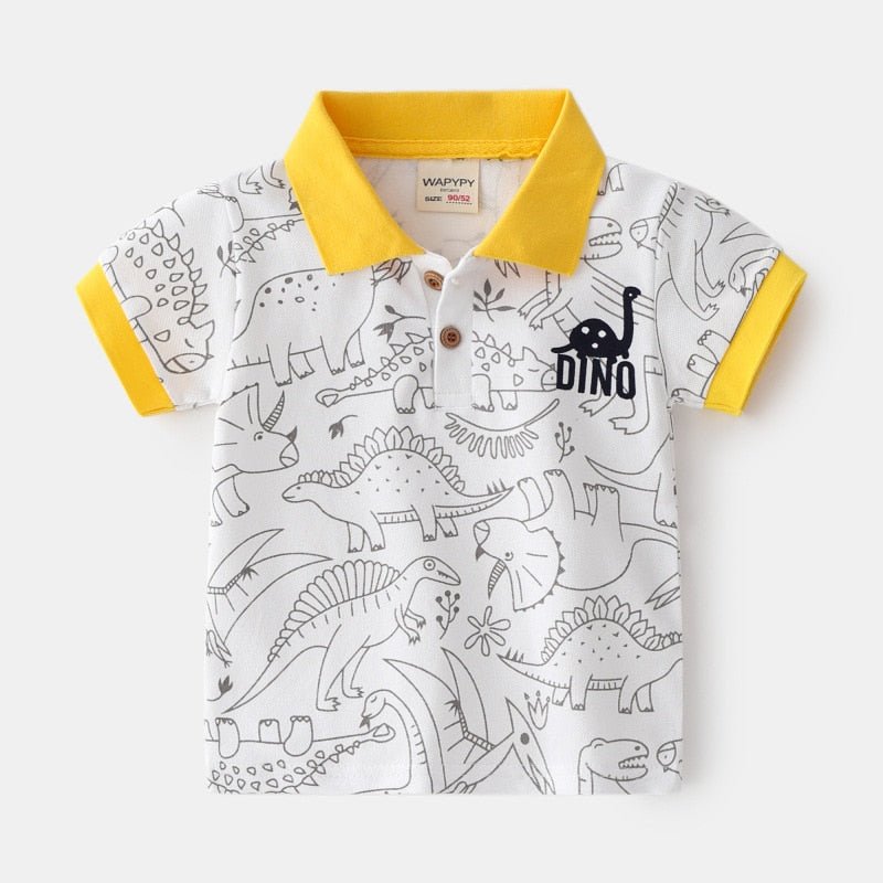 Polo Infantil (1-6 anos) #dino - Mãe Compra De Mãe