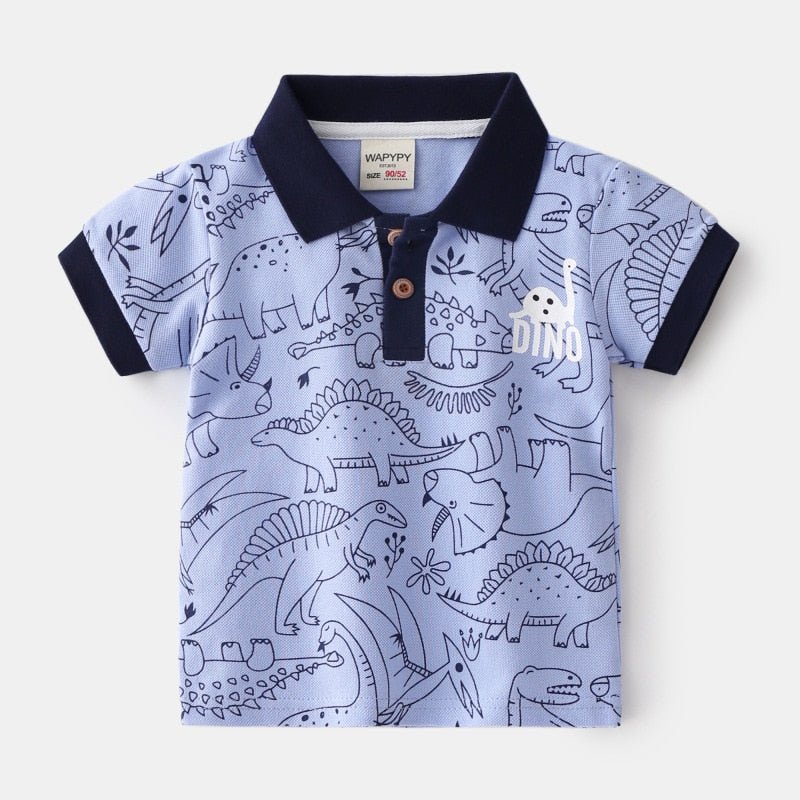 Polo Infantil (1-6 anos) #dino - Mãe Compra De Mãe