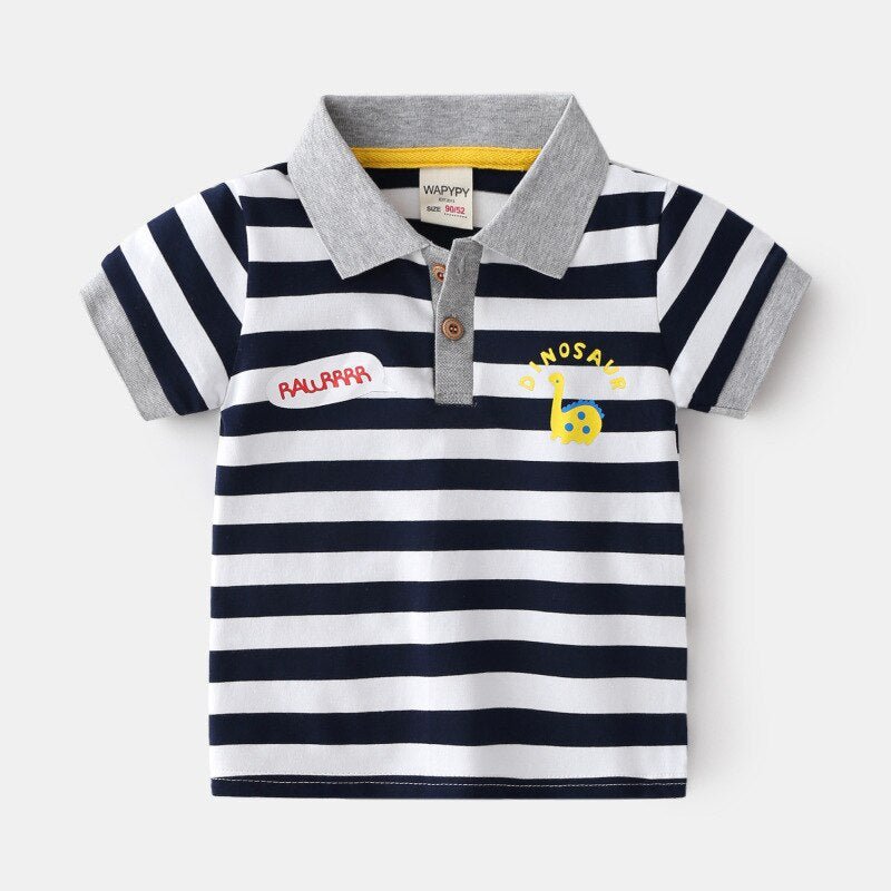 Polo Infantil (1-6 anos) #dino - Mãe Compra De Mãe