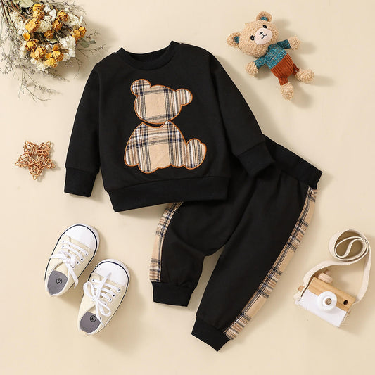 RN-24 meses | Cj. (2pcs) Moletom Bebê #TeddyBear - Mãe Compra De Mãe