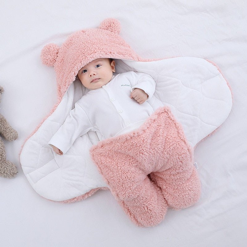 Saco de Dormir Bebê com Capuz #Inverno - Mãe Compra De Mãe