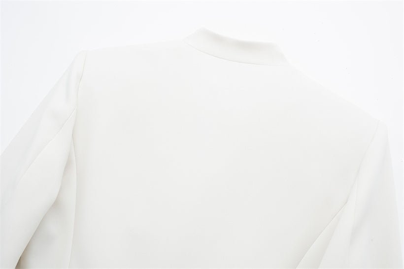 #SALE Blazer Feminino Cropped Off-White - Mãe Compra De Mãe