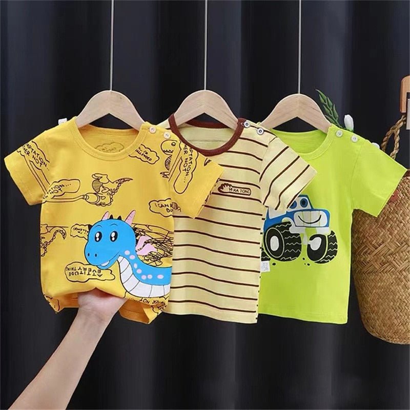 #SALE Camiseta Infantil Manga Curta | Estampas para Meninos e Meninas | Tam 6 Meses a 4 Anos - Mãe Compra De Mãe