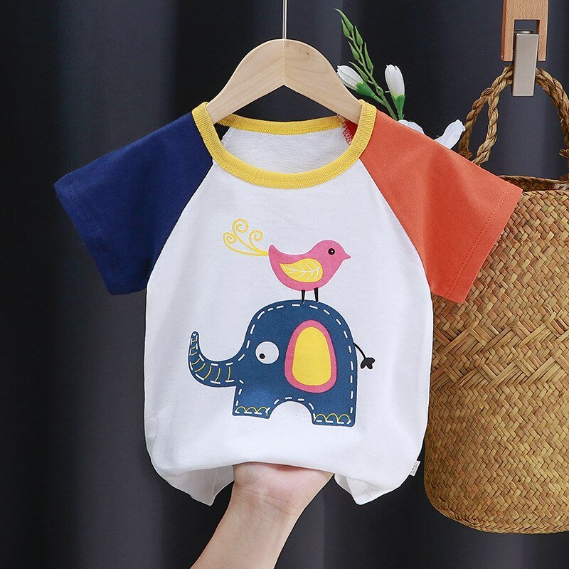 #SALE Camiseta Infantil Manga Curta | Estampas para Meninos e Meninas | Tam 6 Meses a 4 Anos - Mãe Compra De Mãe