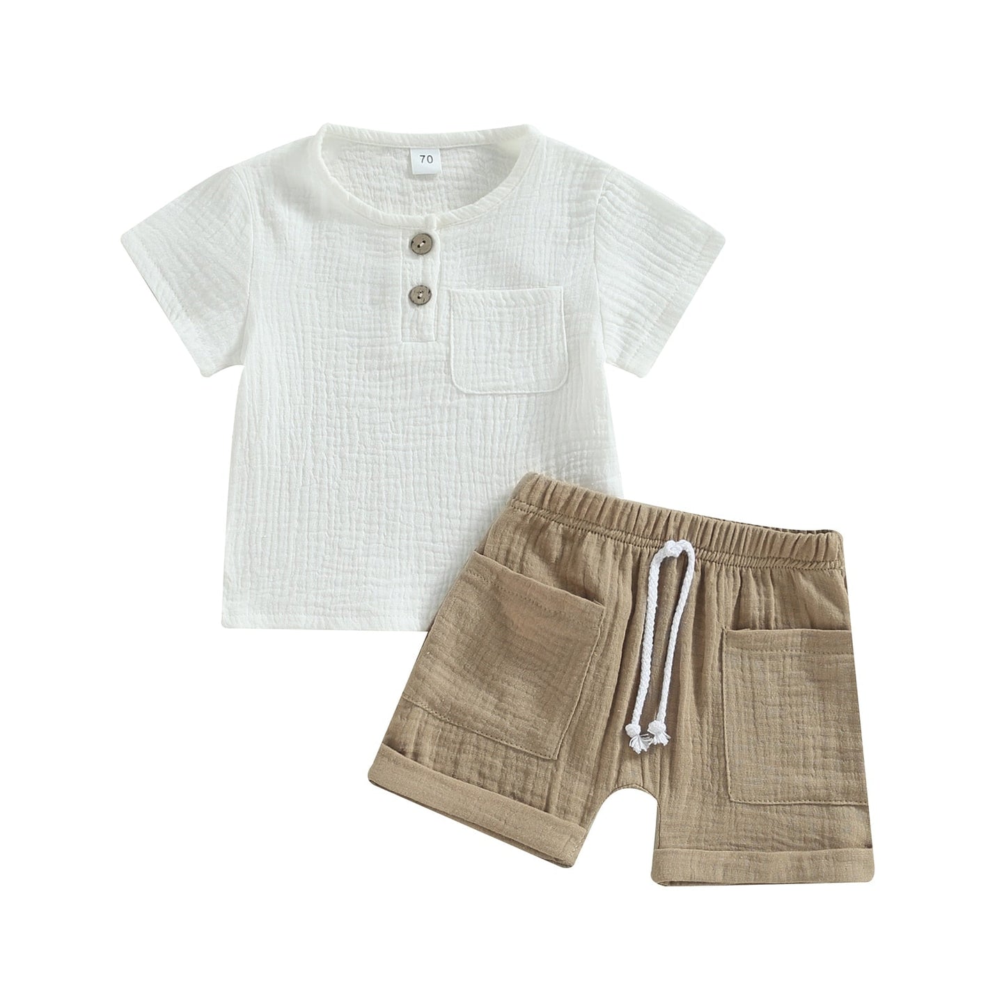 #SALE Cj. 2pcs Camiseta + Shorts Búzios | Tam: 0-3 anos #Bebês #Toddlers com Frete Grátis para todo Brasil | por Apenas R$ 79.90! Compre Agora em Mãe Compra De Mãe