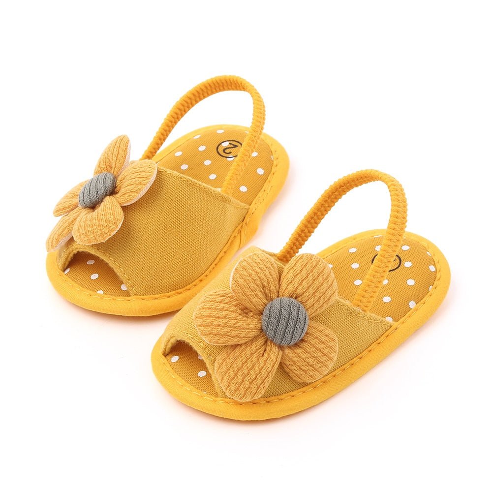 Baby Sandal with Hairband Cute Flower Design Soft Cotton Sandal for Spring and Summer Baby Girl 0-18M com Frete Grátis para todo Brasil | por Apenas R$ 3.30! Compre Agora em Mãe Compra De Mãe