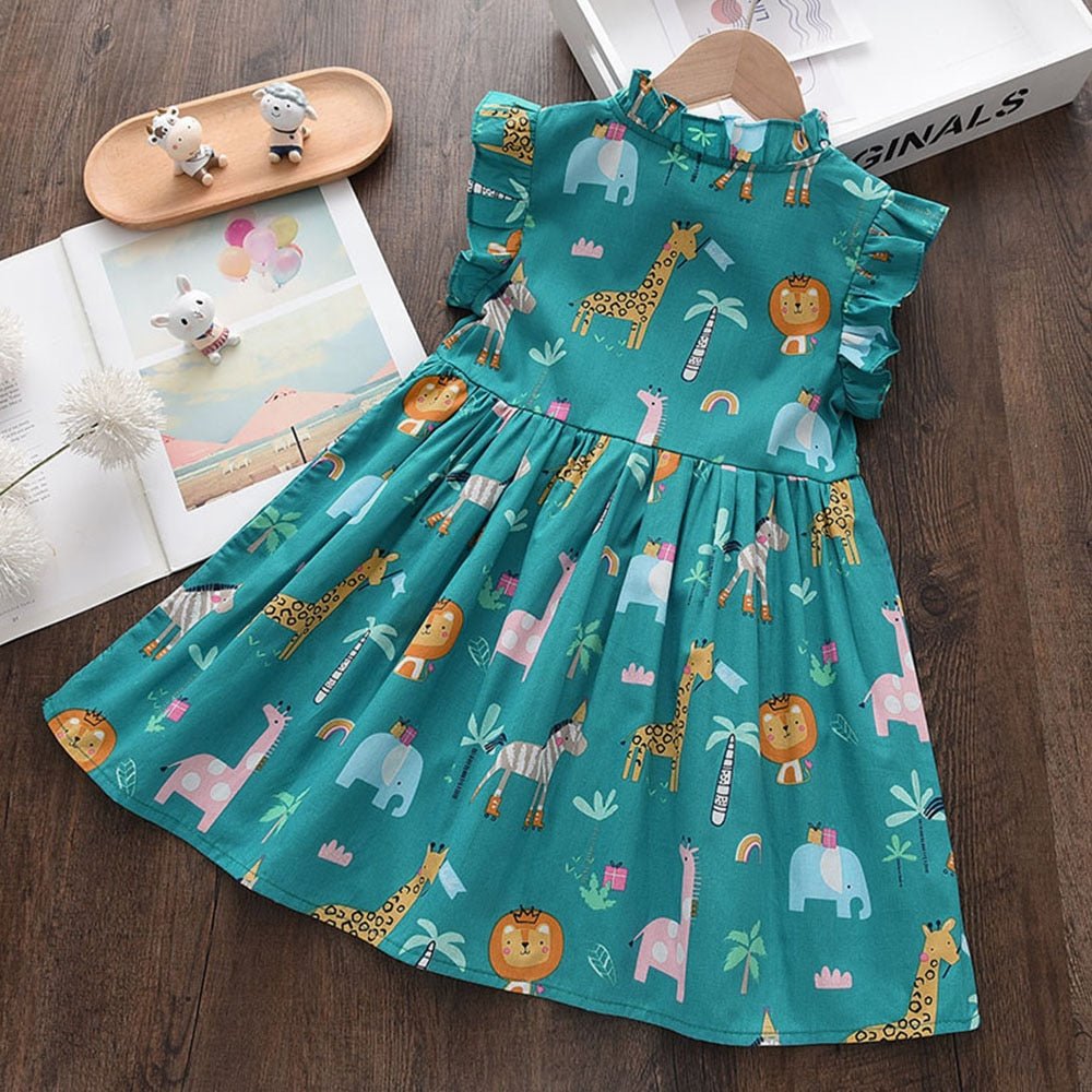 #SALE Vestido Infantil ZooLand Tam: 2-8 anos com Frete Grátis para todo Brasil | por Apenas R$ 49.99! Compre Agora em Mãe Compra De Mãe