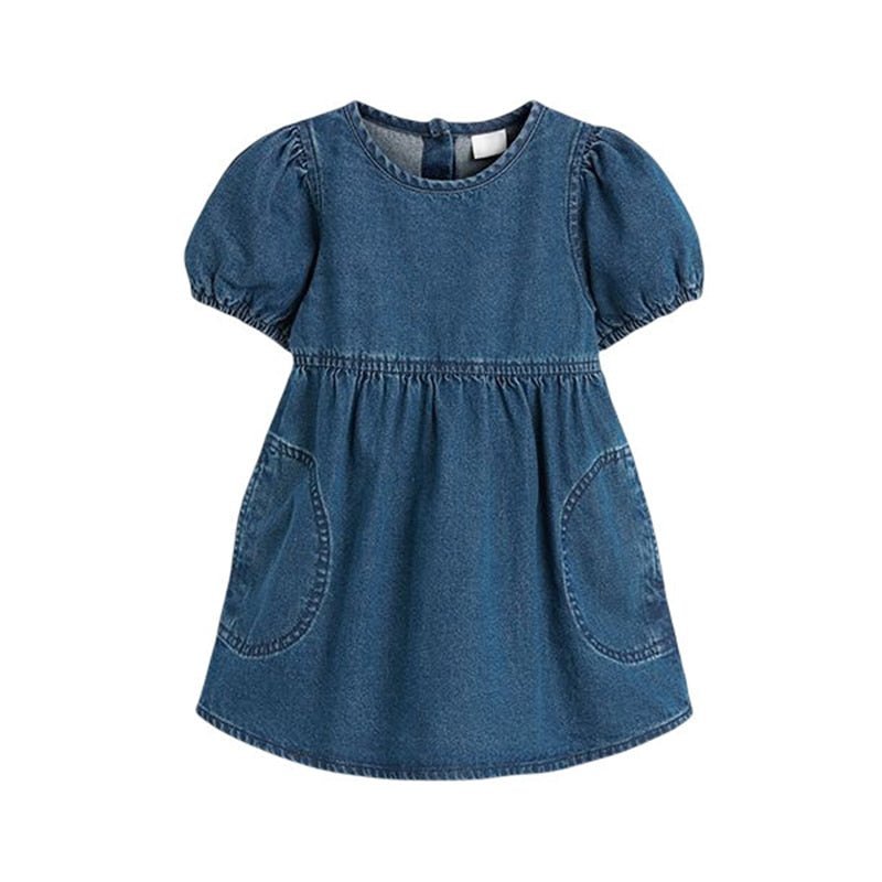 Tam: 18m-8 anos | Vestido Jeans Infantil - Mãe Compra De Mãe