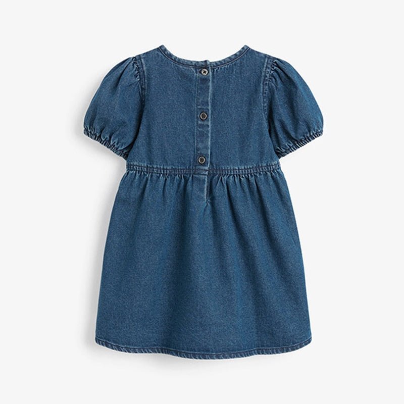 Tam: 18m-8 anos | Vestido Jeans Infantil - Mãe Compra De Mãe