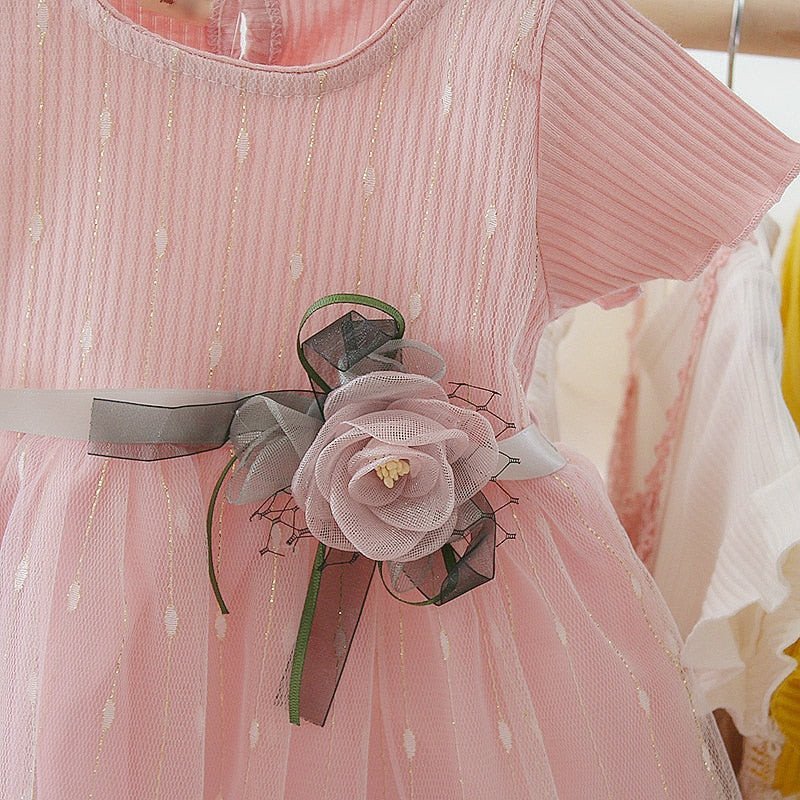 Vestido #Flor de Algodão | 6m-4anos - Mãe Compra De Mãe