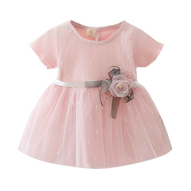 Vestido #Flor de Algodão | 6m-4anos - Mãe Compra De Mãe