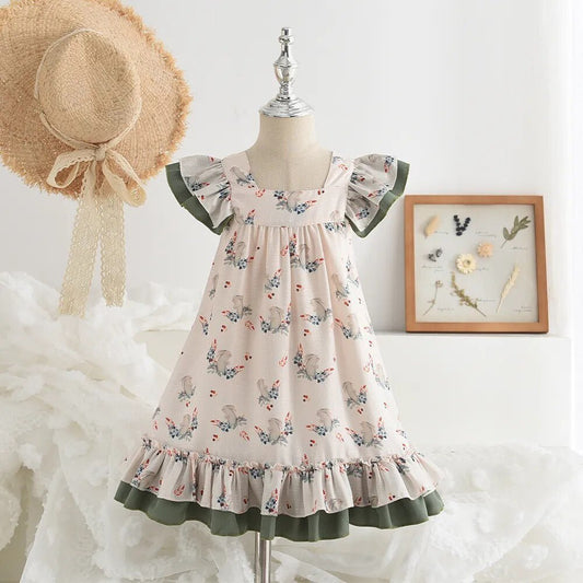 Vestido Infantil Anna - Tam 3 a 7 Anos - Mãe Compra De Mãe