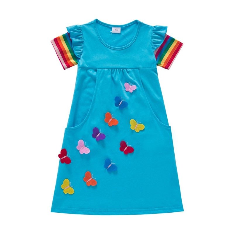 Vestido Infantil Colors - Tam 3 a 8 Anos - Mãe Compra De Mãe