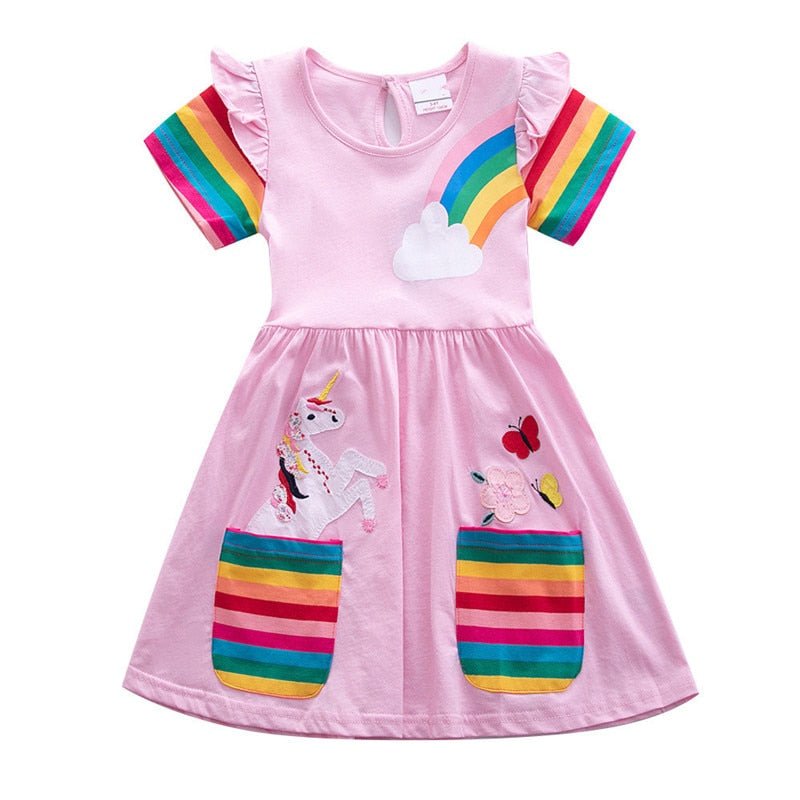 Vestido Infantil Colors - Tam 3 a 8 Anos - Mãe Compra De Mãe