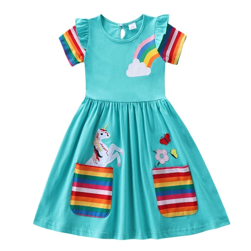 Vestido Infantil Colors - Tam 3 a 8 Anos - Mãe Compra De Mãe