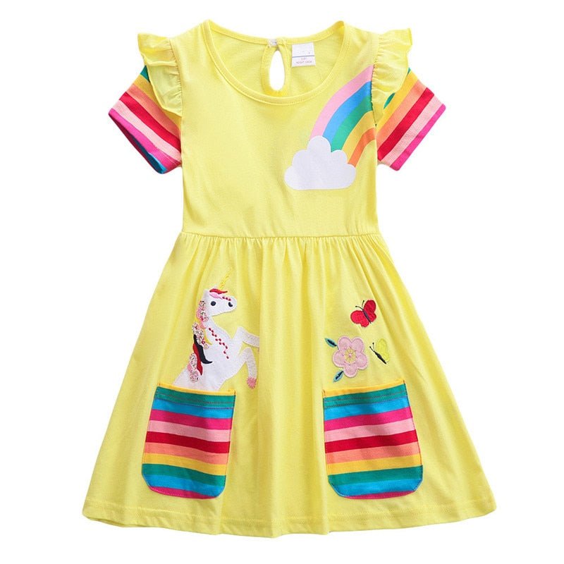 Vestido Infantil Colors - Tam 3 a 8 Anos - Mãe Compra De Mãe